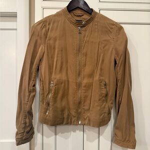 GAP Women's chestnut soft Bomber Jacket